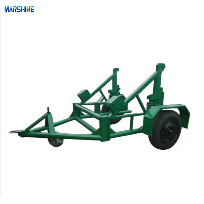 ขั้นตอนใดบ้างที่เกี่ยวข้องกับการโหลดดรัมเคเบิลบนรถพ่วง