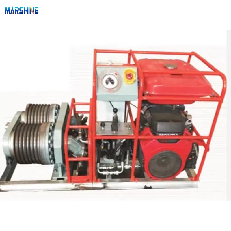 เครื่องกว้านน้ำมันเบนซิน 5Ton Capstan Double