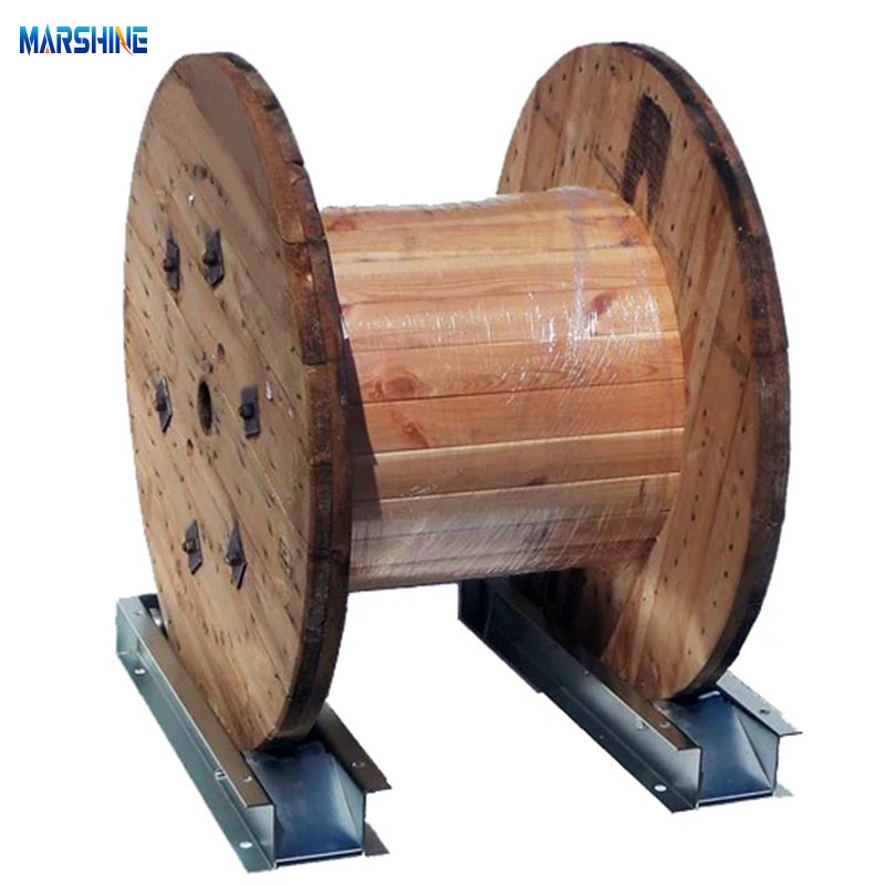 โลหะผสมเหล็ก 1500Kgs Cable Drum Rotator ชุบสังกะสี