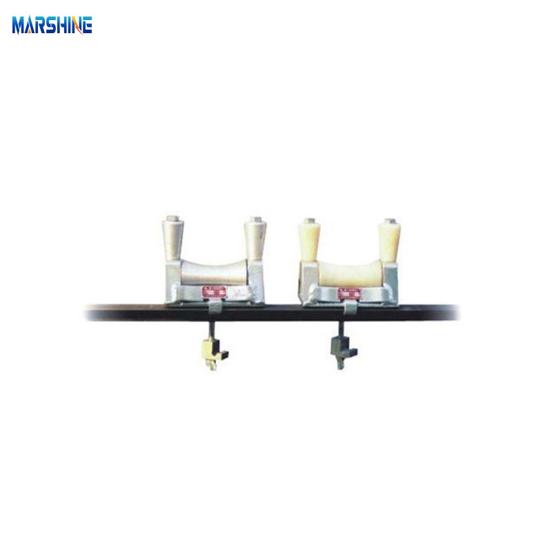 ตัวนำสตริงตัวนำ Tri-Rollers-mounted crossarm