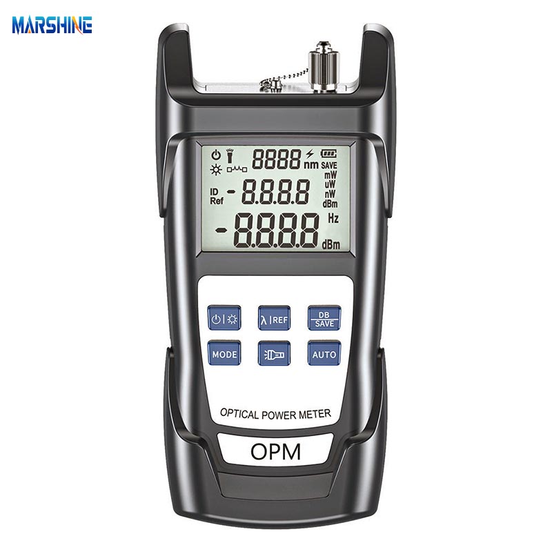 เครื่องมือแก้ไขปัญหาไฟเบอร์ออปติก Power Meter เครื่องทดสอบ OPM